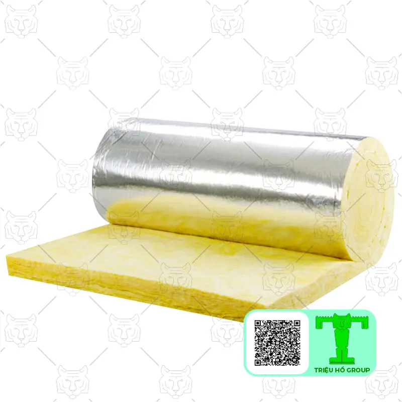 Cuộn bông thủy tinh có lớp nhôm