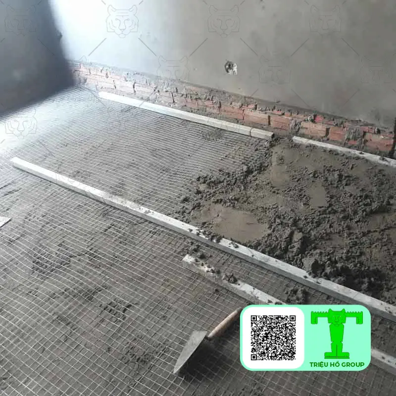 Lưới thép cán vữa sàn nổi