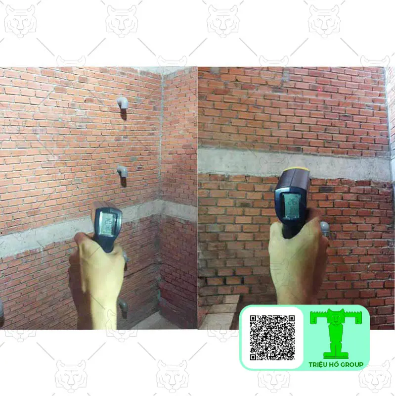 Đo nhiệt độ bề mặt tường