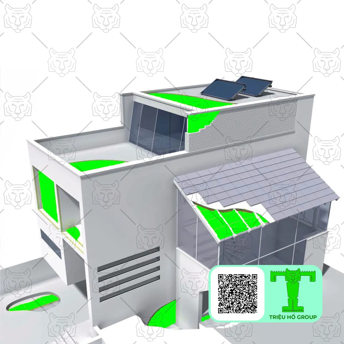 Các vị trí lắp vật liệu cách nhiệt trong một ngôi nhà