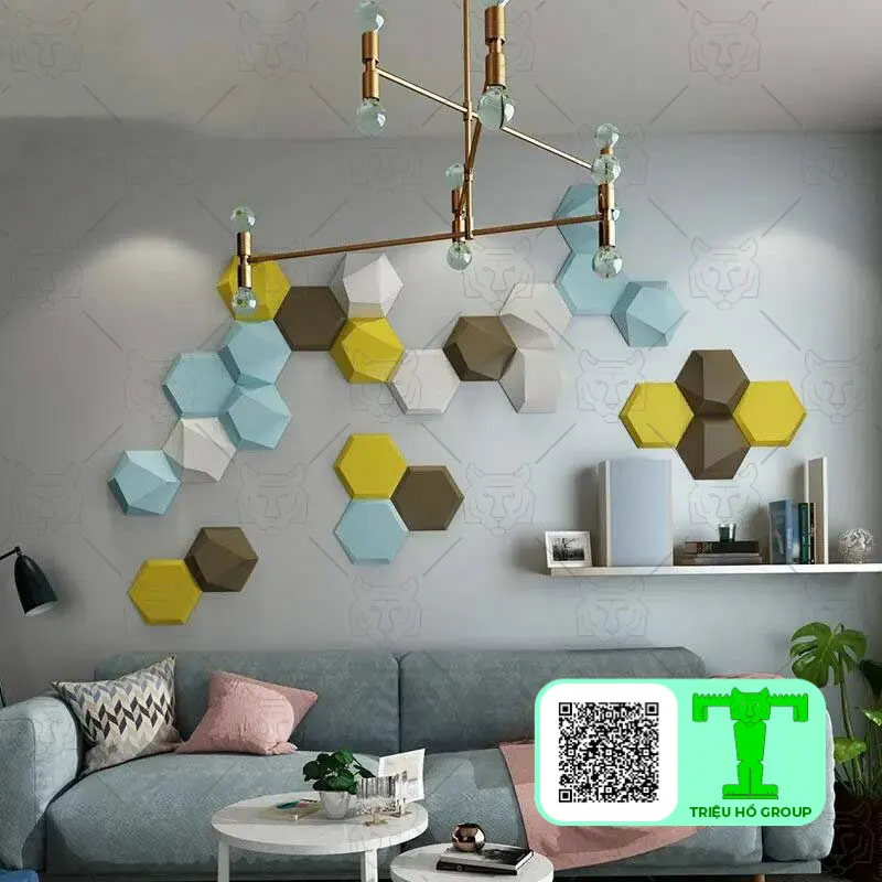 Tấm tiêu âm Polyester Sonic nhiều màu ốp tường