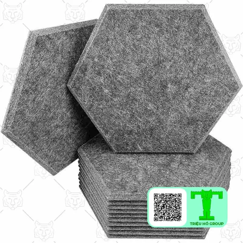 Tấm Sonic lục giác xám