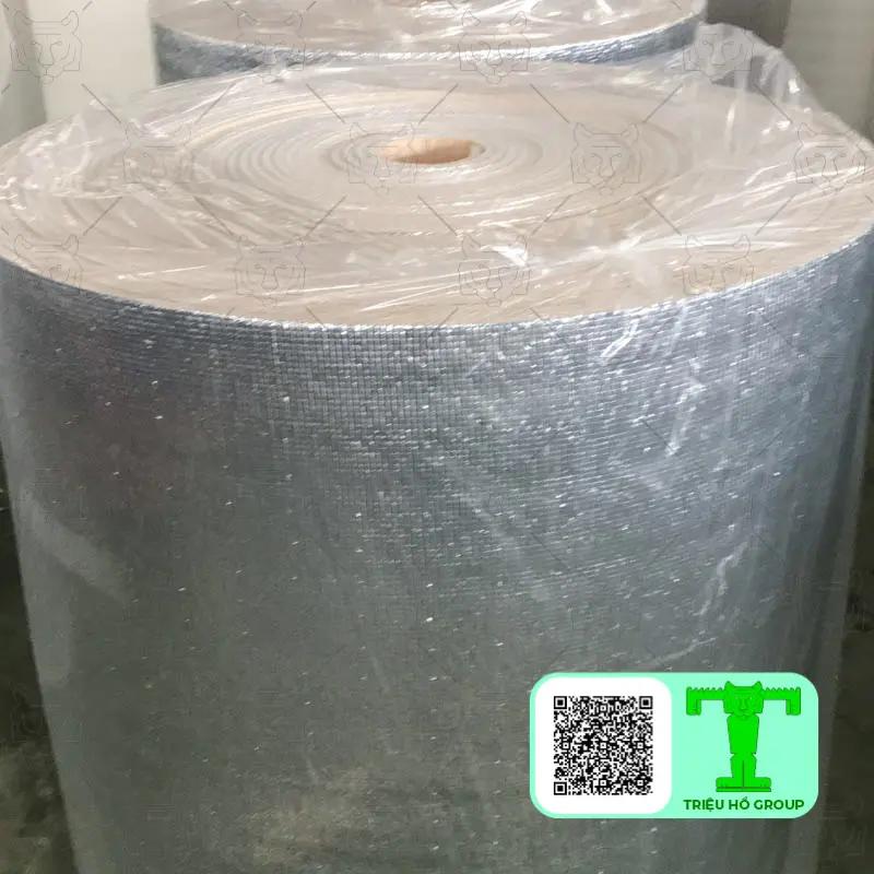 Cận cảnh mặt bạc cuộn PE OPP